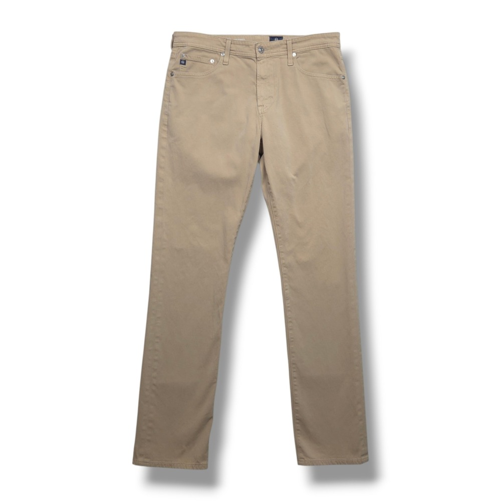 Adriano Goldschmied Everett Slim Straight Pants‎ Mens 34 x 34 Khaki Chino